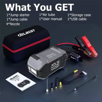 بادئ تشغيل • منفاخ إطارات • بنك طاقة