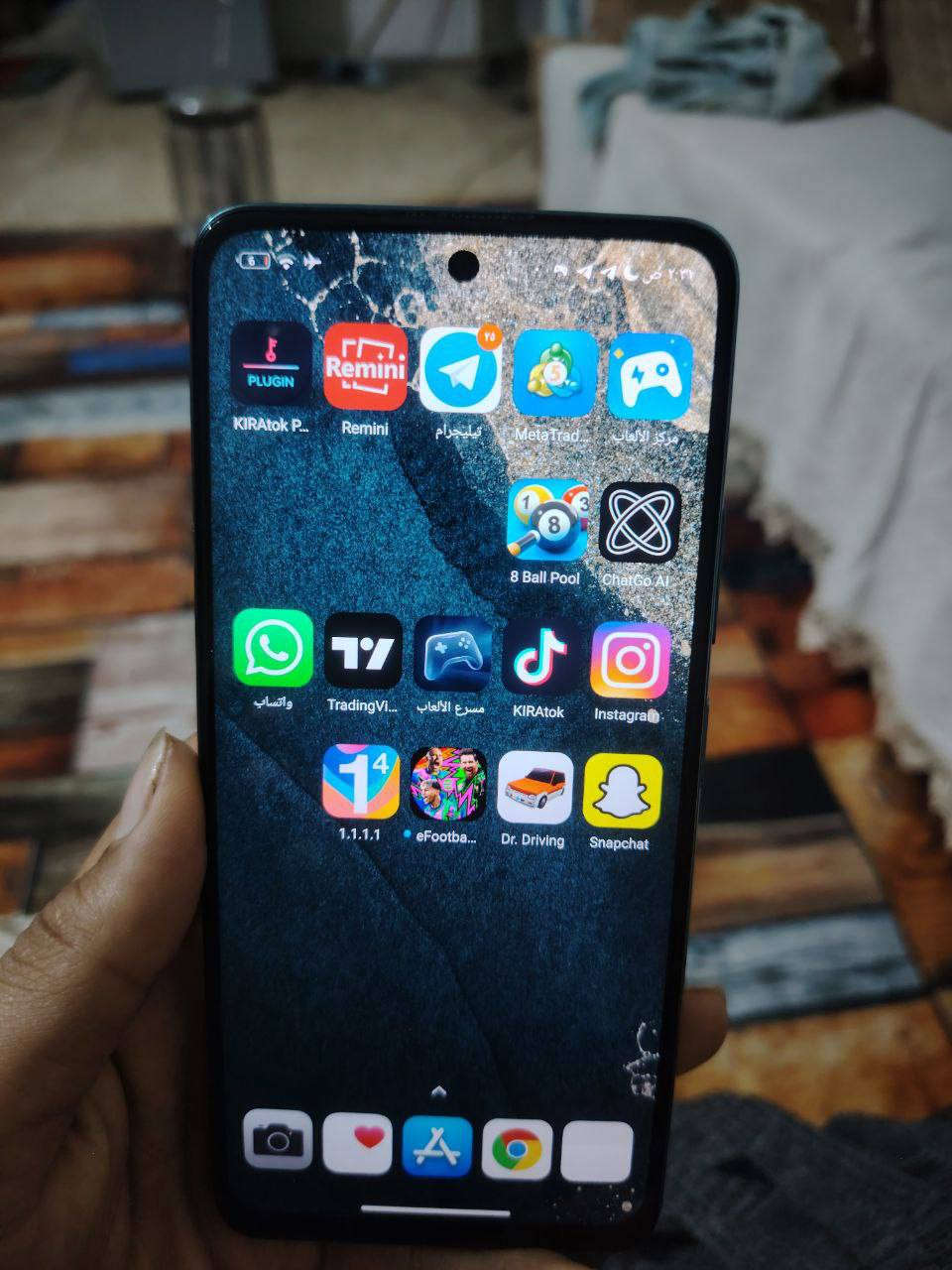 ببجي 90فريم
ريدمي نوت 10برو مكفول 

شاشه 120هرتز

ذاكره 128

عشوائيه 8

الجهاز مكفول بي فقط شخوط ب الضهر مثل ما موضح 
وتجي تفحص وين مايعجبك

السعر 120


**إذا كنت صاحب هذا الإعلان وتريد حذفه لأي سبب، رجاءا أرسل رسالة إلى الدعم الفني**