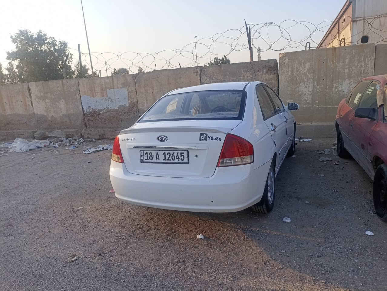 سلام عليكم كيا سيراتو للبيع موديل 2008
رقم بابل دولي 
تحويل ثاني يوم 
 بيه مكانات صبغ 
كير محرك  حداديه نظيف  
تخم تاير مكان سياره 
كربلاء 
طوريج 
سعر 85 وبيه مجال رقم ***********
