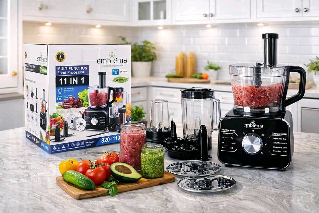 لاول مره بالعراق ست البيت 11 وظيفة في جهاز واحد من شركه امبليوم وبقدرة حقيقي 1100 واط ✅
ست المطبخ تختصر عليكم الوقت والجهد ✨
1_بلندر
2_محضره طعام 
3_ مهراسه 
4_خفاقه 
5_معصاره برتقال
 6_ خلاط
7_ طاحونه 
8_ أربع عمليات تقطيع مختلفه للخضروات والفواكه ومبراشه للخضار
وغيرها الكثير بهذا الجهاز العملي 

🛑ضمان لمدة سنة من تاريخ الشراء

للحجز والأستفسار مراسلتنا 📩📨 
او واتساب ***********
التوصيل لجميع المحافظات 🚚
