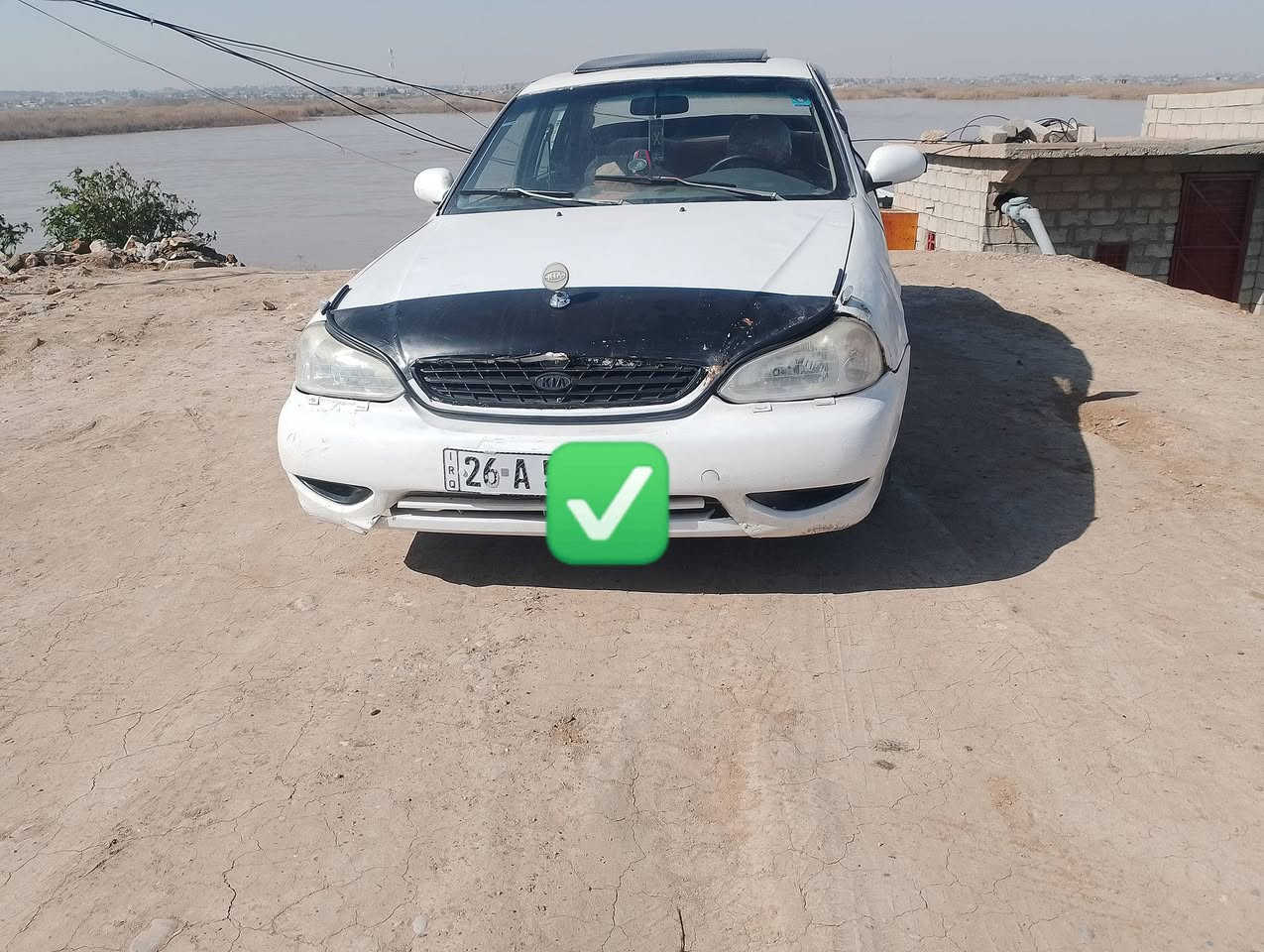 اعادت النشر بسبب الوعده  الكاذبه سلام عليكم سياره كيا كريدوس موديل 2000رقم صلاح الدين دولي لبيع كير محرك شرط كير عادي تايرات 4نص عمر صدر امامي وخلفي جديد باتري جديد يرهم مراوس بسياره كص او مراوس بحديث ونطي فرق السعر 34وبيه مجال شي قليل مكان السياره صلاح الدين قضاء الشرقاط  ***********
