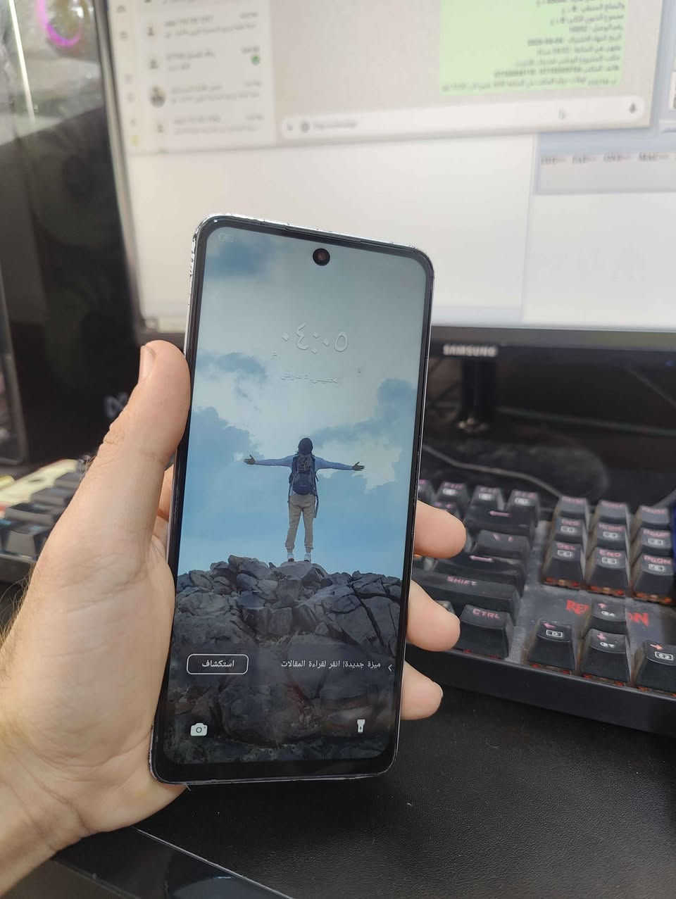 تكنو سبارك 10 برو 
ذاكره 256 عشوائيه 8
مبدل شاشه
ريلمي gt master 
ذاكره 256 عشوائيه 8
مبلد شاشه تفصيخ 
سامسونك j 8
ذاكره 32
مبدل شاشه 
اي استفسار خاص عمارة, ميسان


**إذا كنت صاحب هذا الإعلان وتريد حذفه لأي سبب، رجاءا أرسل رسالة إلى الدعم الفني**