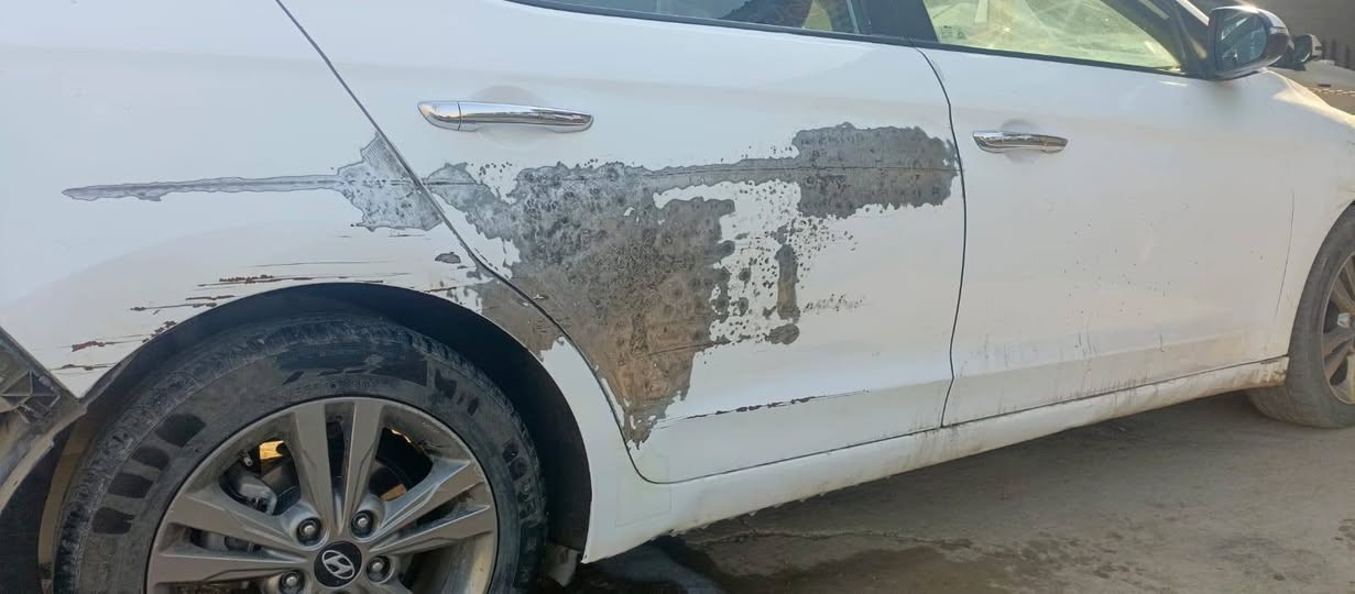 سمكره وصبغ الصافي تصليح علبارد بأحدث الطرق تصليح دعاميات عنوان بغداد التاجي مقابيل حي الصناعي الوريات ***********
