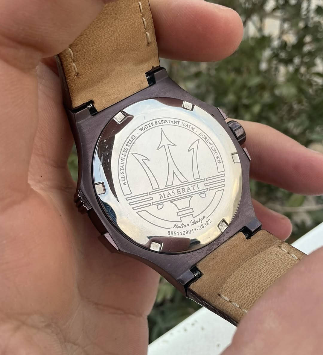 السلام عليكم ساعة مازيراتي ايطالي اصلي
نظافة جدا ممتازة
بلادية بالكامل
نافذة للتاريخ
قطر 42
سير جلد طبيعي
ستانلس ستيل
95 الف


**إذا كنت صاحب هذا الإعلان وتريد حذفه لأي سبب، رجاءا أرسل رسالة إلى الدعم الفني**