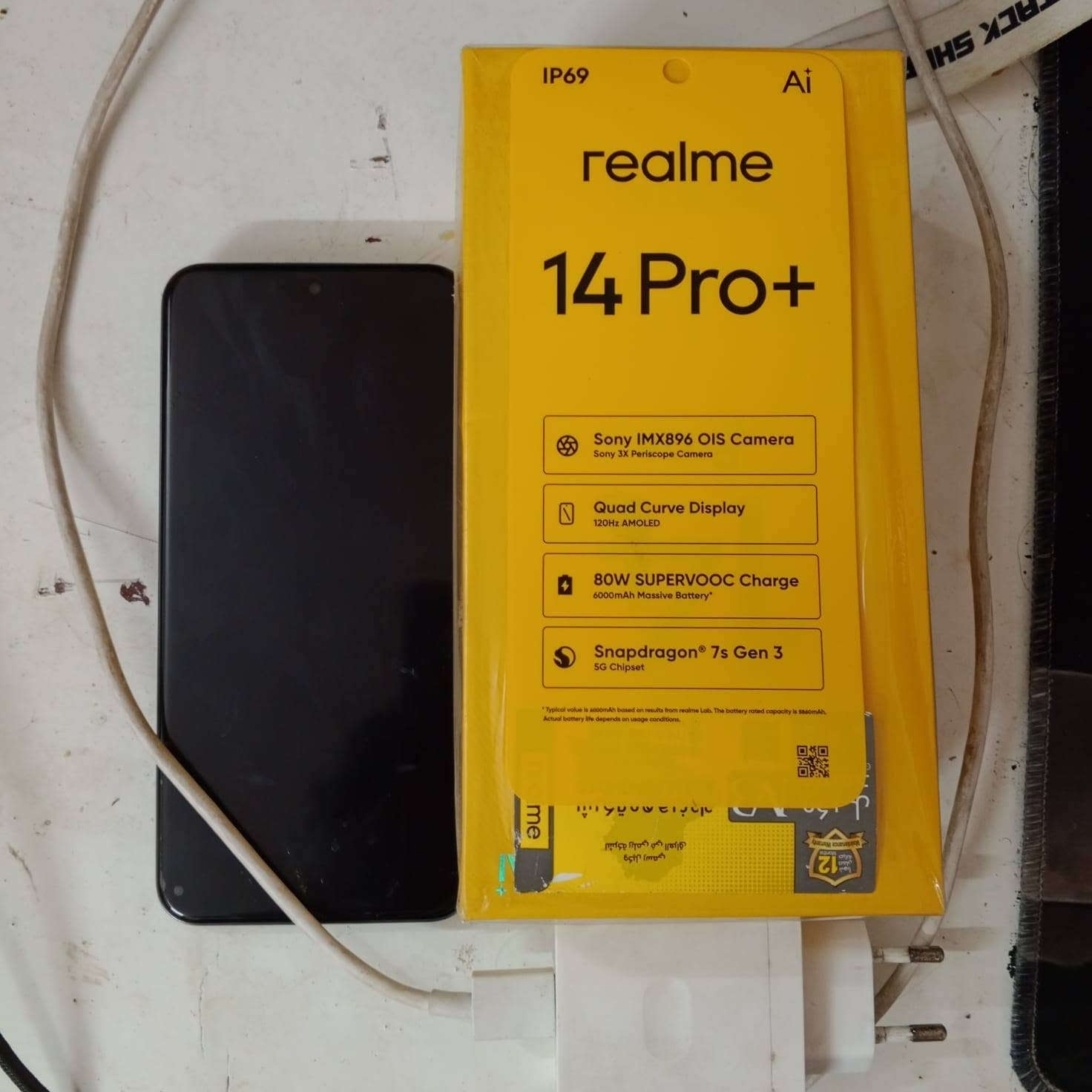 ريلمي 14 برو بلس شبه جديد realme 14 pro plus
جهاز شبه جديد استخدام 7 اشهر فقط لا يزال 4 اشهر داخل الضمان 

الجهاز نضيف ما مفتوح ولا داخل اي تصليح و ما متغير بيه ولا حتة لاصق الحماية اللي يجي وياه 

الشاحن الاصلي وياه و وية الكارتونة بدون اي نواقص 

نسخة المساحة 512 قيقا

السعر 400 الف دينار

الموقع : بغداد / حي اور / ام الكبر و الغزلان / قرب جامع الفردوس


**إذا كنت صاحب هذا الإعلان وتريد حذفه لأي سبب، رجاءا أرسل رسالة إلى الدعم الفني**