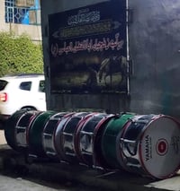 دمامات للبيع دمامات عدد 8 5  استيل  3حديد اخضر السعر الواحد  50الف  بي...