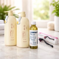 زيت بنت السلطان • شامبو ساكورا • بديل الكيراتين