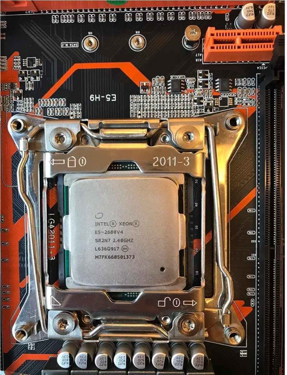 مەزبۆردی تازولۆک ئنتێڵ ئێکزینوس ڤی پێنج 5 DDR4 لەگەڵ ڕامی 32gb  (16+16) سێرڤس بەشەرت و زمان.
مذبورد انتیل ایكزینوس v5  DDR4 مع الرام  16*16gb =32 جدید ماستعمل شرط الفحص السليمانية, العراق


**إذا كنت صاحب هذا الإعلان وتريد حذفه لأي سبب، رجاءا أرسل رسالة إلى الدعم الفني**