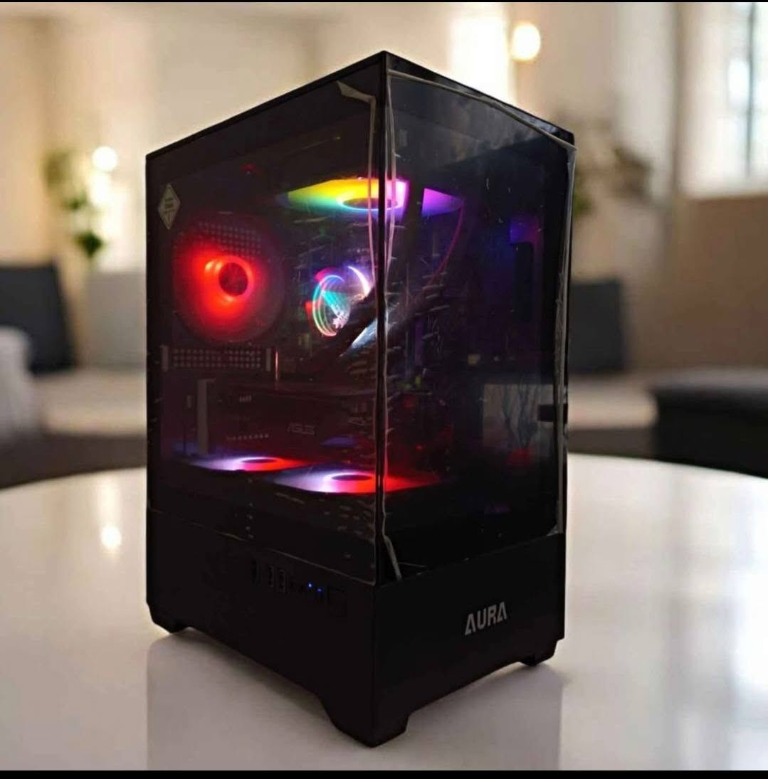 Gaming PC 
Cpu : Intel 5 i5 core 7 , 12 core , 24 thGpu :  ti 
rx5802van
Cpu Cooler : Liquid Cooler RGB تبريد مائي 
Motherboard : X99 P4 ddr4
Ram : 16 gb ddr4 
Hard : 128 gb SSD + 500 gb
Case : Aura 3 fan.. سعر، 400بي مجال


**إذا كنت صاحب هذا الإعلان وتريد حذفه لأي سبب، رجاءا أرسل رسالة إلى الدعم الفني**