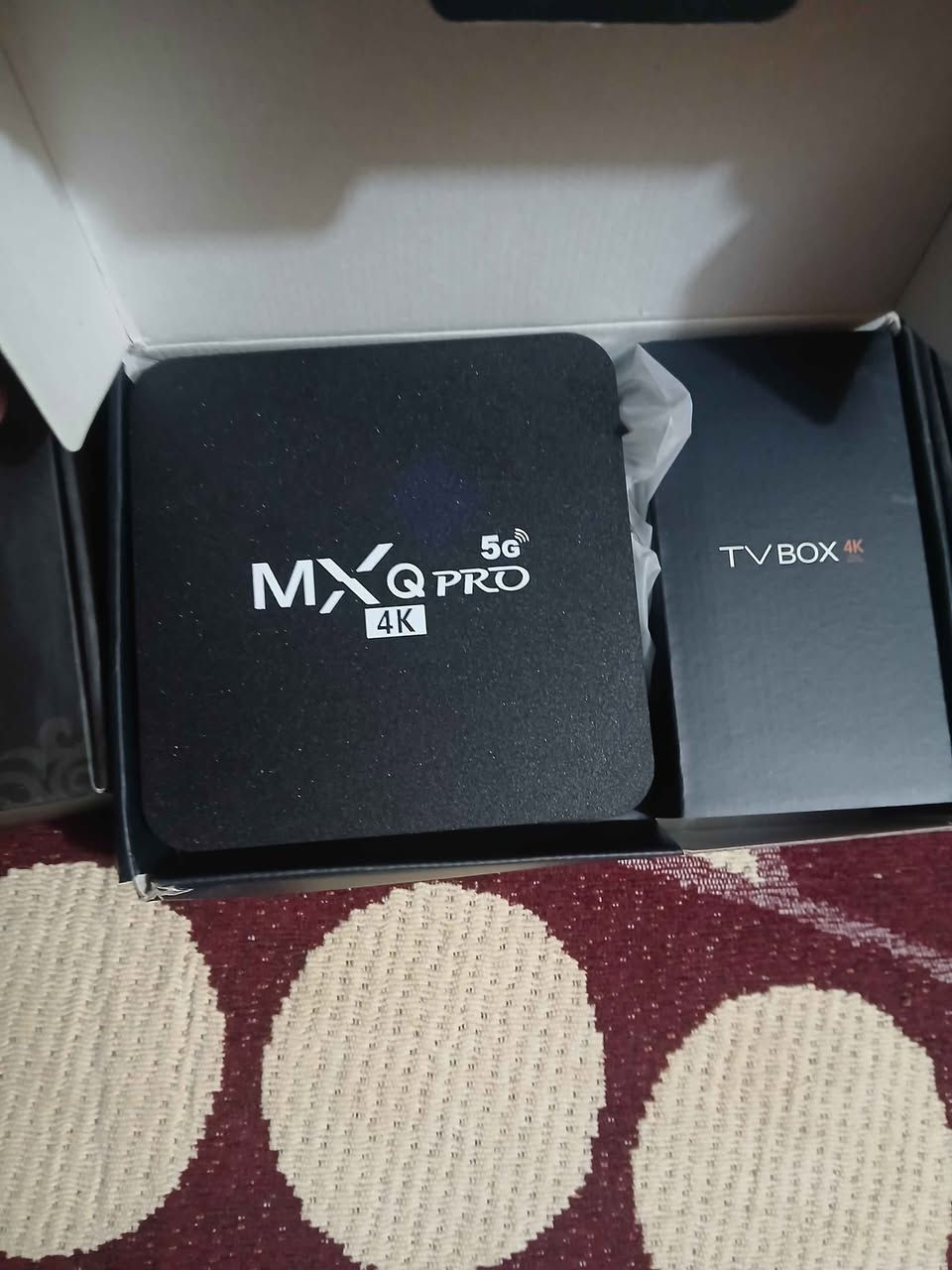 تيفي بوكس جديد غير مستخدم فقط ابيع شلع اليفيده يجي خاص  ذاكرة مختلفه  256 وبيهن 128 .ابيع  شلع فقط سعر القطعه،12 الف  متواجد خاص 
 توصيل موجود بغداد وجميع المحافظات بغداد, العراق


**إذا كنت صاحب هذا الإعلان وتريد حذفه لأي سبب، رجاءا أرسل رسالة إلى الدعم الفني**