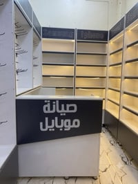 ديكور محل • خشب درجة اولى • ١٢ قطعة
