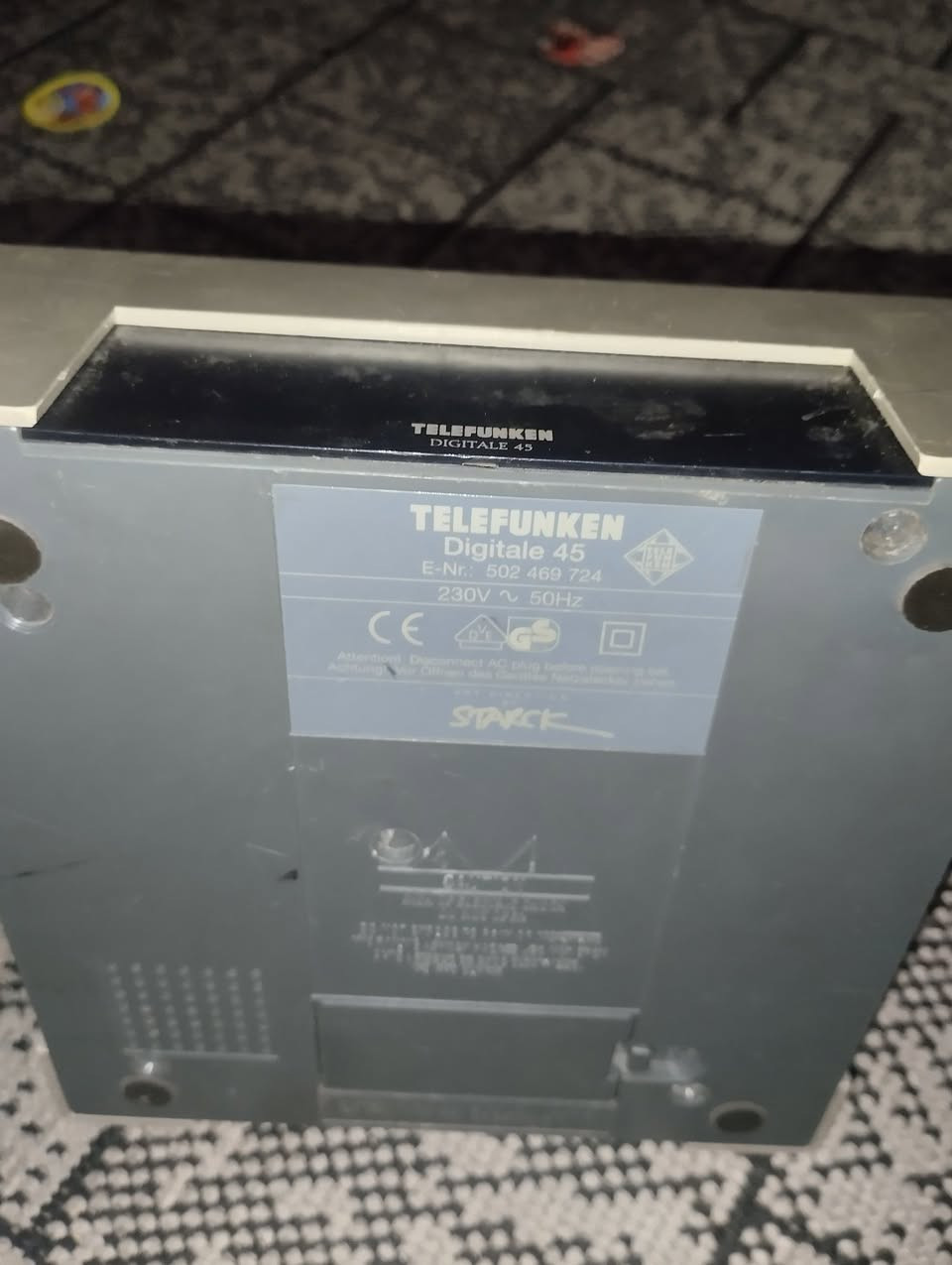 Radio antique TELEFUNKEN khdam nadi


**إذا كنت صاحب هذا الإعلان وتريد حذفه لأي سبب، رجاءا أرسل رسالة إلى الدعم الفني**