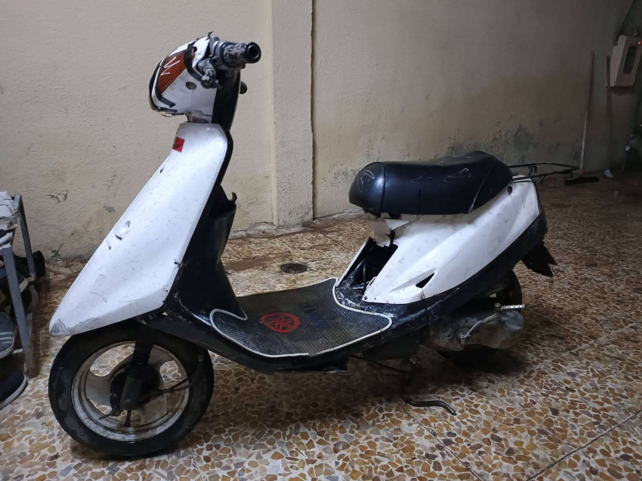 ماطور ياماها صاروخ شغال شرط هندر واحد يشتغل ماطور نشط مكاني موصل الايمن رجم حديد والباقي مثل ما موضح بالصورة 
***********
