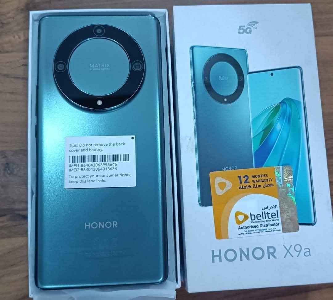 للبيع اتصال+واتساب *********** مكفول
هونر x9a 5g جهااز نضيف ستخدام قليل
 عشوائيه 12 بطارية 5600 شاشه 140هيرتز  
 كامل ملحقات شاحنه وكارتون النجف, العراق
