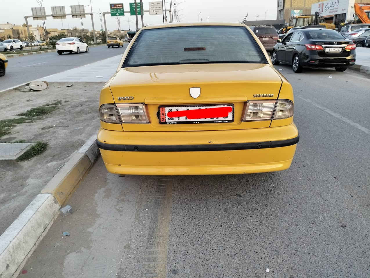 السلام عليكم
سمند موديل 17 
جاهزه من كلشي 
حداديه جديده
تخم تايرات 
مكينه جديده
تبريد تدفئه
مكانه ناصريه مركز مدينه 
للاستفسار اكثر اتصال ع الرقم 
***********
