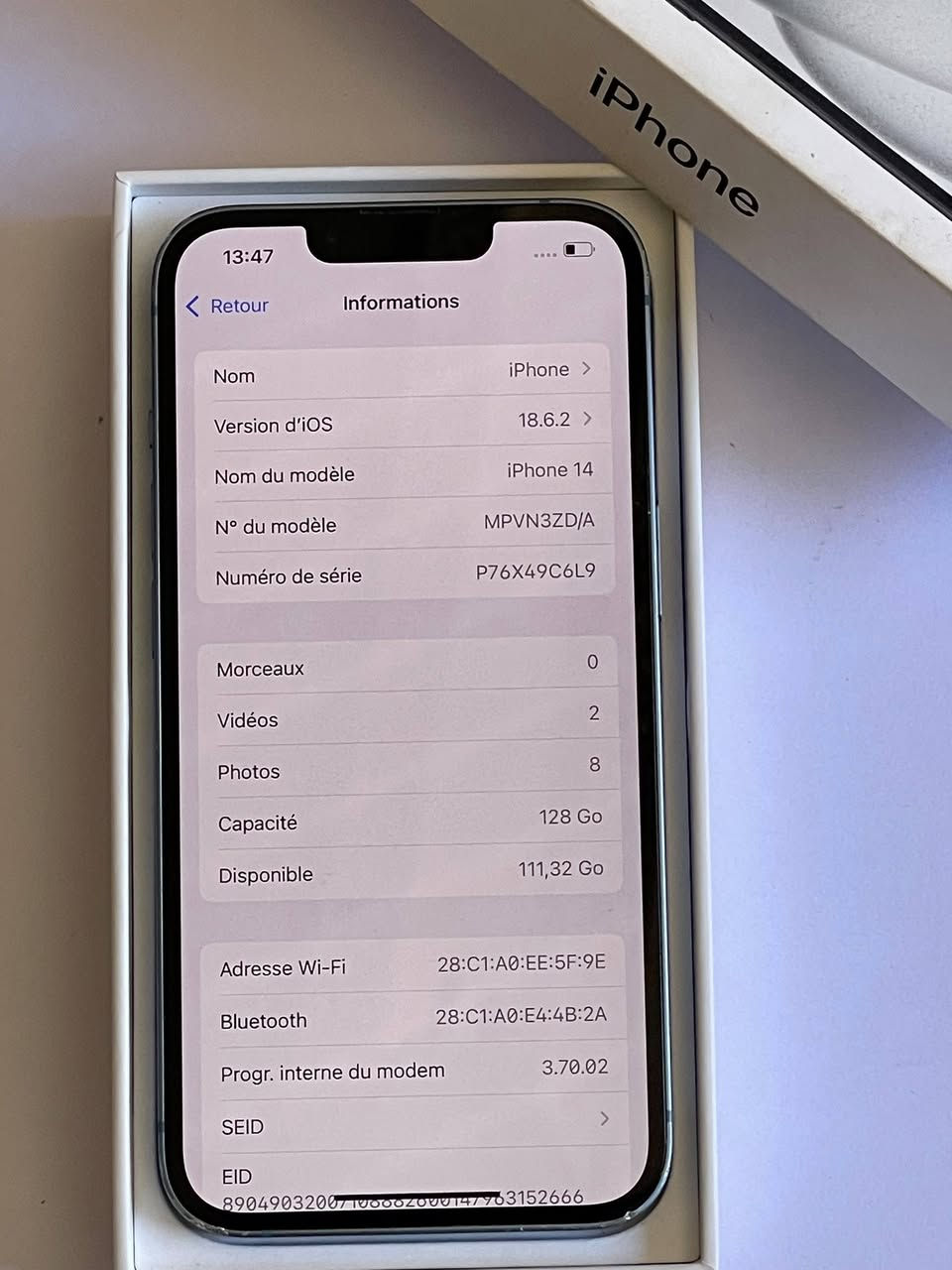 IPhone 14normal/128g/86letat nmr 0609103829


**إذا كنت صاحب هذا الإعلان وتريد حذفه لأي سبب، رجاءا أرسل رسالة إلى الدعم الفني**