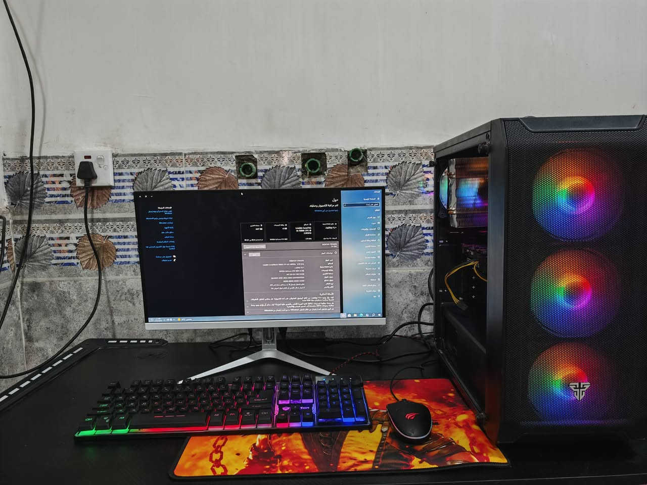 سلام عليكم
حاسبة للبيع فقط 

 المعالج i5 7600k 

الرام 8 كيكا 2400

هارد 512 ssd 

كارت شاشة 1650 gtx 

فقط بيها مكان مال رام ميشتغل ماعرف ليش 

شغاله حاليا على 8 كيكا 

سعرها 330 الف مجال بسيط 

مكاني بغداد البياع 

***********

مع الشاشة حجم 22 و 75 هيرتزfhd  غراضها كاملة بلكارتونة استعمال بسيط . سعرها 85 اذا ثنينهن اتسالك بلسعر .
