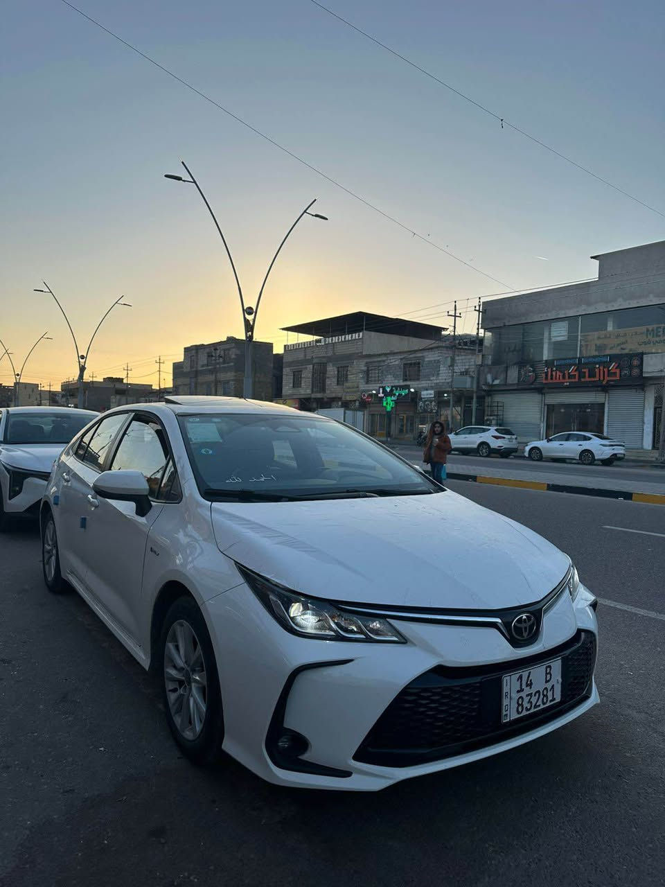 كورلا 2025 شكل الخليجي 
رقم بصره حره تحويل مباشر
سياره فول مواصفات فتحه 
محرك 1800 هايبرد 
سياره جاهزه من كل النواحي
كفاله عامه عدا جاملغ الامامي 4 اصابع بارد السعر 160 وبيها مجال 
للاستفسار *********** البصرة, العراق
