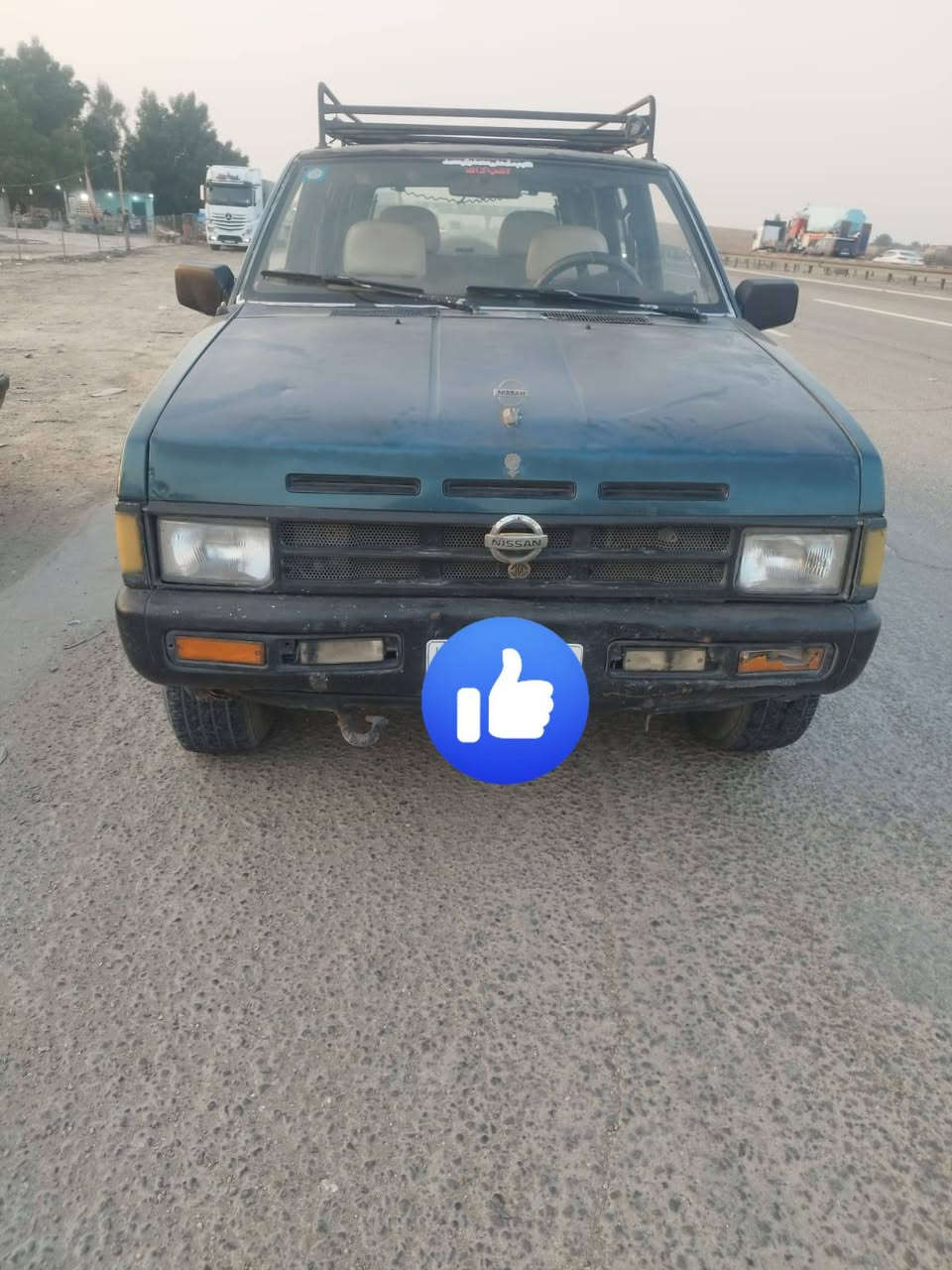 نيسان بافندر4سلندر موديل 2000 مكينه وكير بلاد مكفولات تبريد وتكييف سنوية28 رقم بغداد مشروع وطني السعر 33 ورقة  تخم تاير جديد حداديه جاهزة من كل النواحي الاتصال علا ***********
