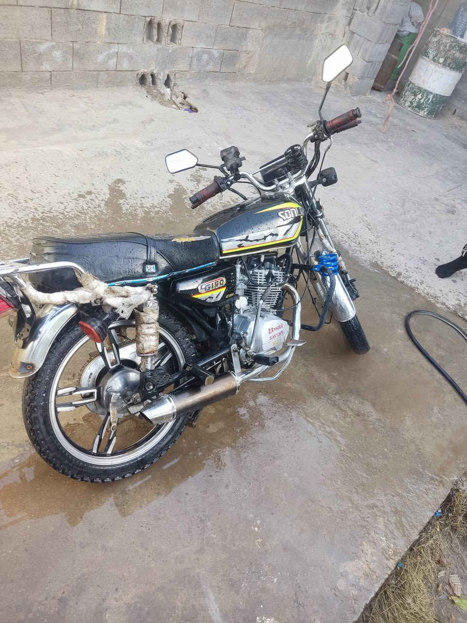 سلام عليكم  موطور ايراني للبيع موديل 2022 مكفول كلشي مابي كدام عيونكم سعرة 640العنوان الصوفيه شارع ٤٠الشراي يتصل  ***********
