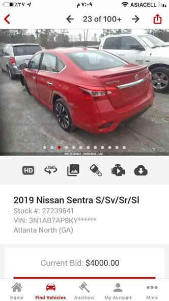 سلام عليكم نيسان سنتره موديل 2019 رقم ديالى بسمي 
الضرر موضح بل صوره كير مكينه مكفولات صدر كله كامل 
السعر ١١٥ وبيها مجال قليل مكان السياره تكريت رقم الهاتف *********** مكلف بل نشر
