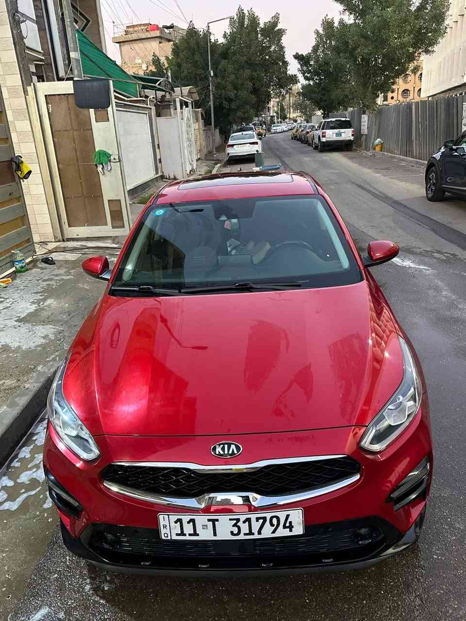 سلام عليكم
كيا فورتي 
وارد امريكي حادث السيارة 
الجاملغ الخلفي الأيسر 
السيارة 1/1 فول 
محرك السيارة 2000 دوش 
فتحة 
شاشة 
تبريد ابيانو 
عدسات LED
انظام قيادة sport / normal
سيارة مكفولة محرك و كير 
رقم السيارة بغداد باسمي 
السعر 145$ ورقة 
الاستفسار ***********

