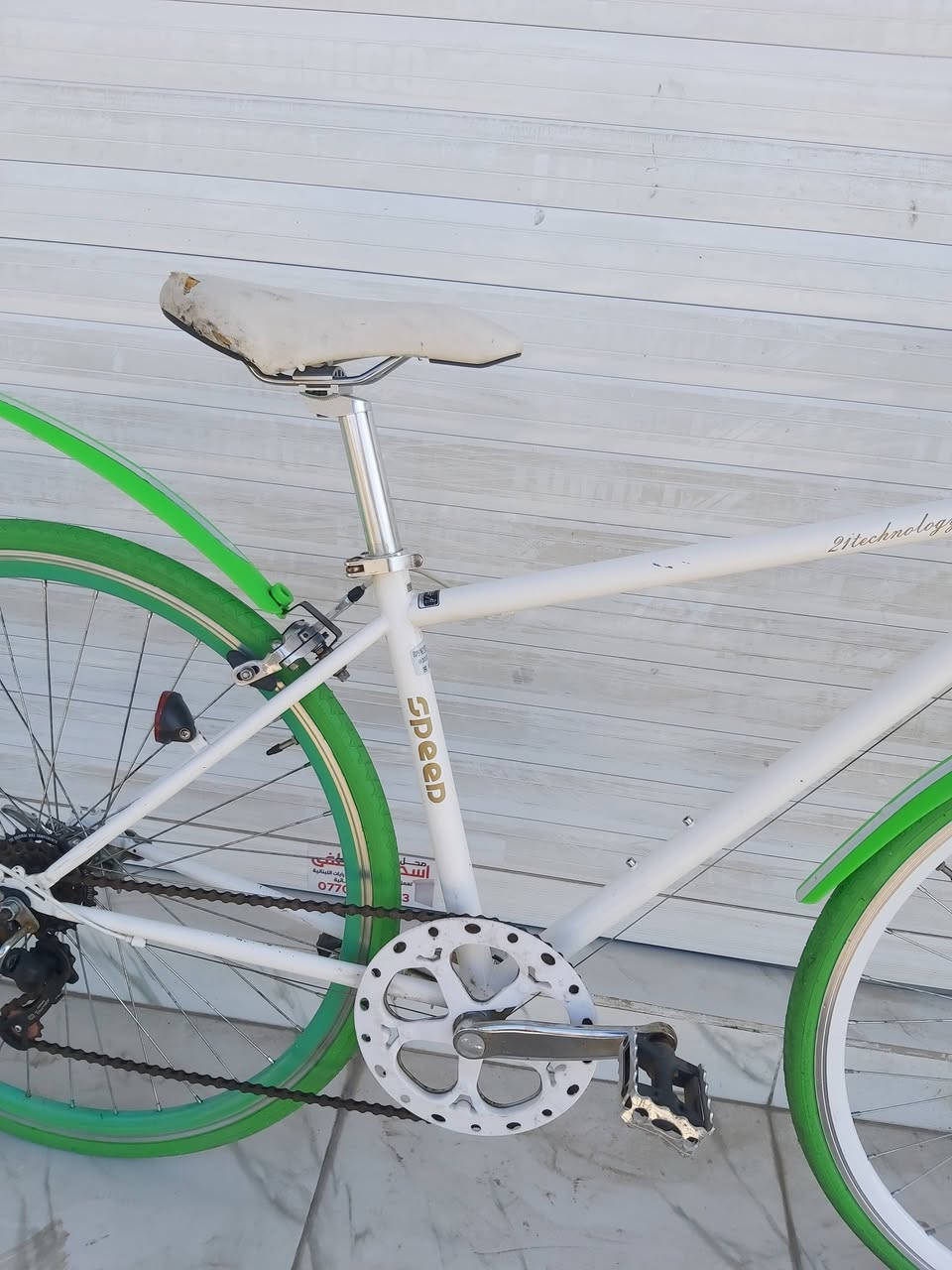 C700
بالة ياباني 
الفريم حديد مخفف الملحقات المنيوم
ويالة المنيوم طبقتين ضد الصدمات
سستمSHIMANO 6 SPEED
تايرات 700/28
   ✈يوجد توصيل لجميع المحافضات ✈
كركوك مدخل سايدين حي الاسرى والمفقودين 
معرض ابو شيفان ( *********** )
دراجة نظيفة وسريعة 🍃
