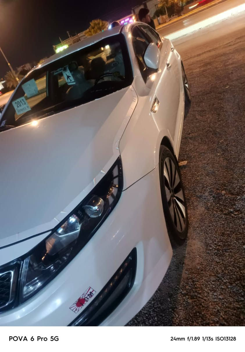 سلام عليكم كيا اوبتما 2013خليجي محرك 2400 بسمي مكفوله سنويه جديده سعر145 رقم الهاتف***********
