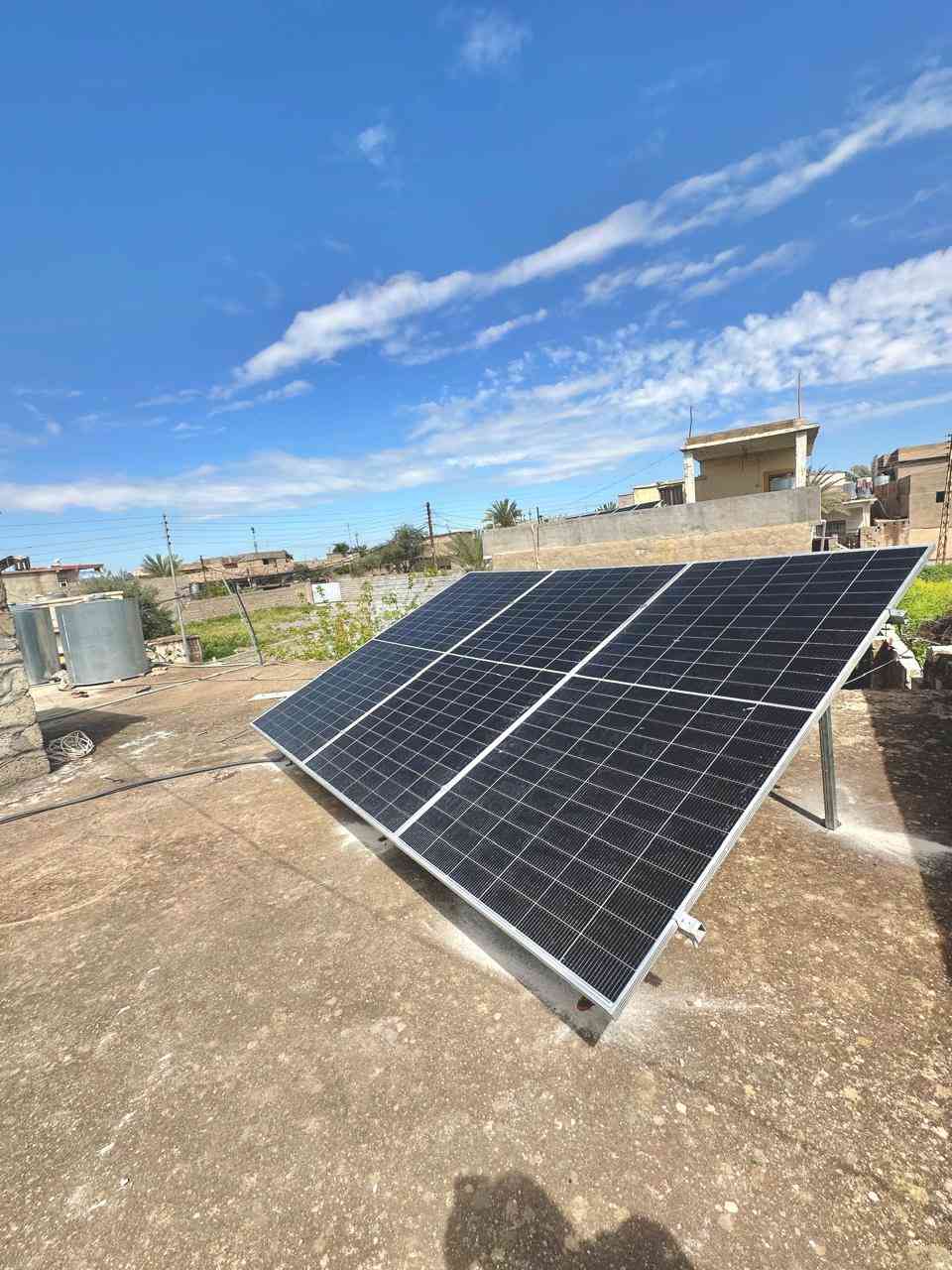 🌞 شركة آشور للطاقة الشمسية 🌞
بإدارة: أحمد البوحسيب

---

🔧 الحمد لله تم التنصيب في الزاب

⚙️ المنظومة المنصبة:
✅ 3 ألواح فلادلفيا – جودة وكفاءة عالية
✅ بطارية فلستي – 5 كيلوواط
✅ انفرتر فلستي – 4 كيلوواط

---

💡 خدماتنا:
💰 نقداً أو بالتقسيط المريح
🔨 التنصيب في جميع محافظات العراق

📞 للتواصل والاستفسار:
***********

⚡ آشور … طاقة لا تنقطع، وجودة لا تضاهى ⚡
