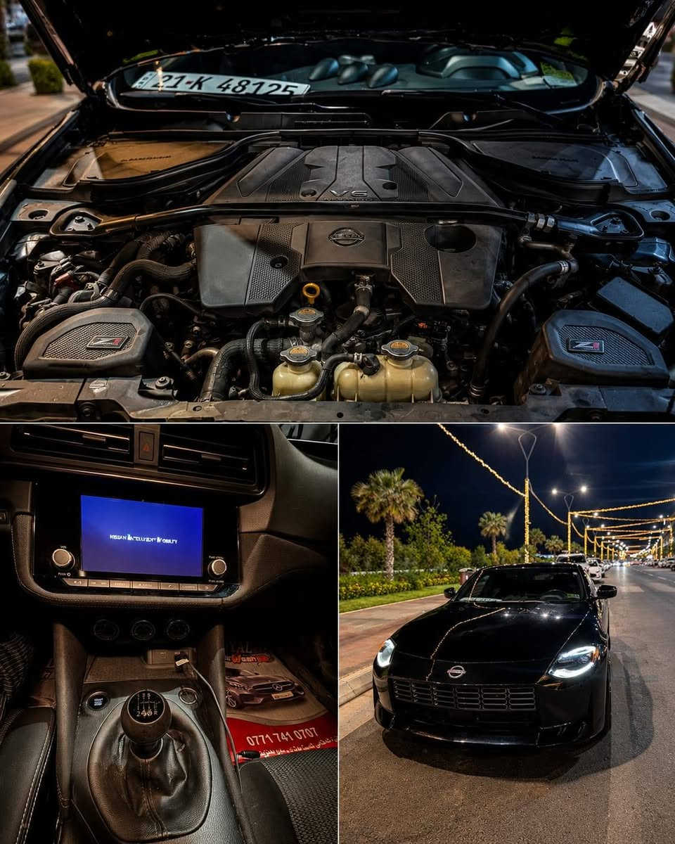 نيسان RZ34 او Z400
6سلندر تون تيربو 
كير عادي 6 نمر 
مرقم كامل قبل يومين ترقمت 
2راكب
سيارة فول الفول على اخر حباية 
للتواصل ***********
