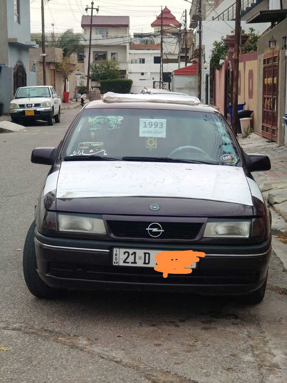 اوبل فكترا مديل١٩٩٣
حجم 20 اوتماتيك

رقم سليمانيه هزه جديده سنويه ٢٠٣٠

مكينه كير بشرط

جام كهربائي سلايد كهربائي

حداده دبلات صدر امامي كله بشرط كهربائيات كله شغاله
سياره مابيهه اي نقص 

اربع بيبان صاج كشنات جدد

بيهه ضربه بلجملغ الخلفي بدون دواخل

مكان السياره البصره

السعر 46 وبيهه مجال بسيط

هاتف:  ***********
