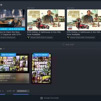 🎁 ورجعنالكم بعرض جديد  حساب ستيم  العدد: 1 يحتوي على لعبة   gta v  lag...