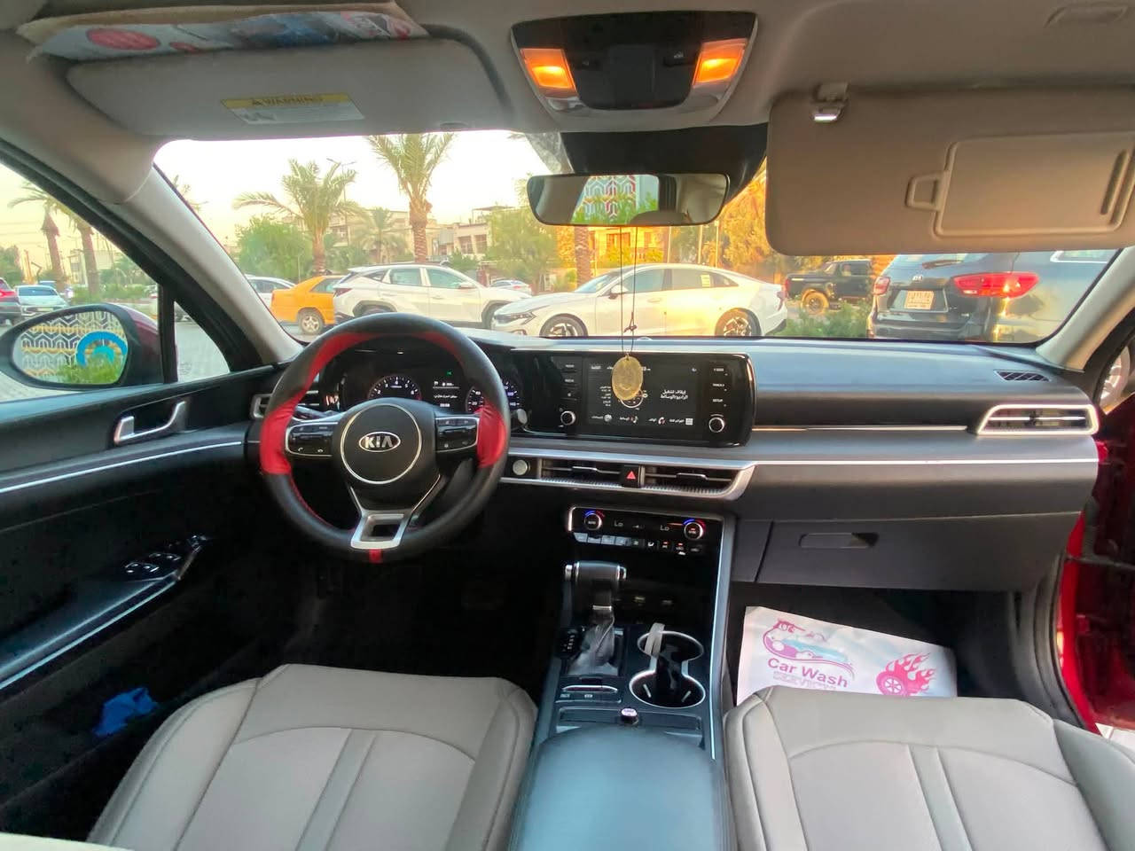 السلام عليكم 
kIA k5 
موديل 2021

وارد امريكي قطعتين فقط بدون دواخل ايرباك برده فقط

تحديد مسار 

تشغيل عن بعد

بصمه ابواب 

شاشه كاو بلي اندرويد اوتو بلاد واير لس 

انضمه قياده متعدده 

صندوك ينفتح ع حساس 

سياره جديده وبدون نواقص جاهزه ع اخر حبايه 

صدر جديد

بالعراق صار طخه بيهة بالجاملغ الخلفي فقط خفيفه بدون دواخل 

السعر 134 وبيهه مجال 

مكان السياره بغداد 
***********
*********** واتساب
