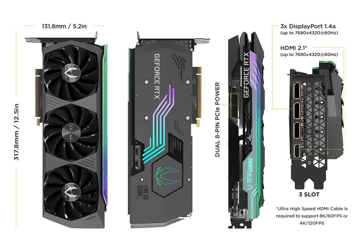 السلام عليكم ، كرت شاشة Zotac 3080 Amp Holoblack (12GB) ×3 Fans سعرة 650 وبي مجال ما مفتوح مابي اي عطل شرط الفحص ، ولكيس هم للبيع سعرة 120 بغداد, العراق


**إذا كنت صاحب هذا الإعلان وتريد حذفه لأي سبب، رجاءا أرسل رسالة إلى الدعم الفني**