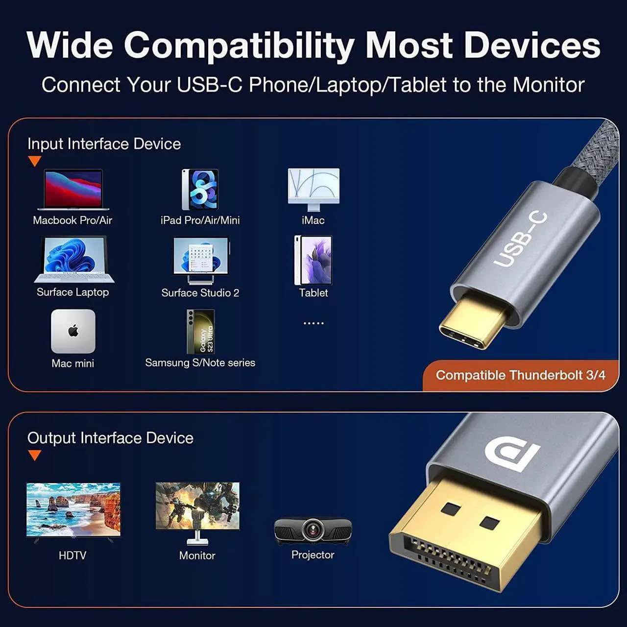 USB C DisplayPort Cable 8K السليمانية, العراق


**إذا كنت صاحب هذا الإعلان وتريد حذفه لأي سبب، رجاءا أرسل رسالة إلى الدعم الفني**