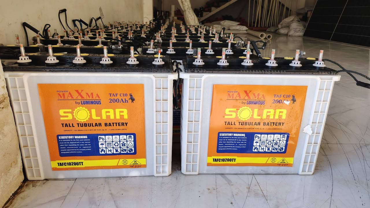 السلام عليكم
يوجد بطاريات مكسما نظافه فوال  مستخدمات سنه و٤ اشهر تقريبا
مال منظومه وحده منزليه
شرط الفحص
***********
السعر ١٧٠ وبيهن مجال قليل
