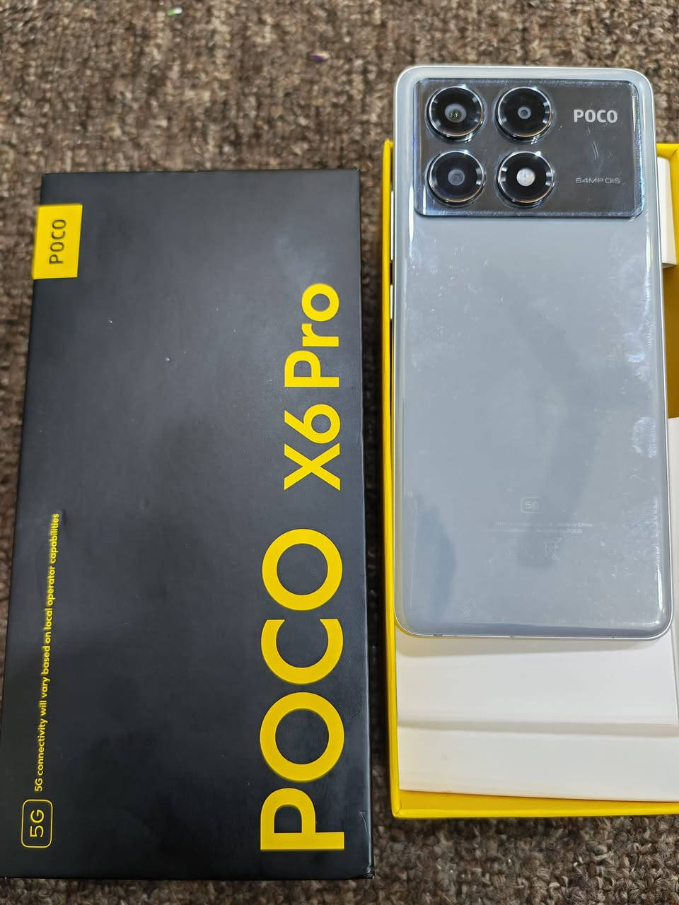 بوكو ×6 برو
جهاز جديد نضافه 95% شرط الفحص
غراضه اصليه كامله    كارتون + شاحنه W67   ذاكره 512   بطاريه 5000

النجف ***********
300 الف مع المجال
