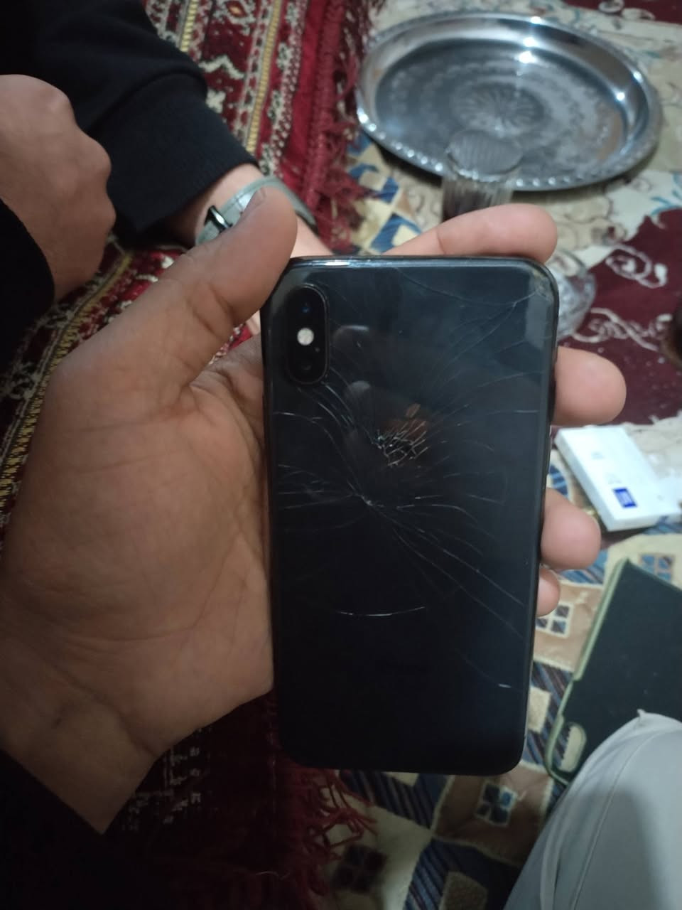 ايفون اكس عادي
بطاريه 81 #السعر 125 وبي مجال
ذاكره 64
فيس ايدي شغال
الضهر مشروك
مامبدل شي


**إذا كنت صاحب هذا الإعلان وتريد حذفه لأي سبب، رجاءا أرسل رسالة إلى الدعم الفني**