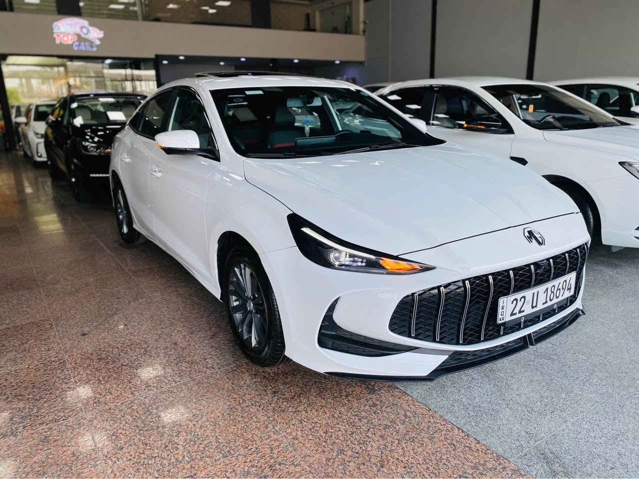 ئێم جی  MG GT 2025 Sport
تەنیا 20 هەزار ڕۆیشتووە.سەیارەکە زۆر جوانە 
مواصفات.بەصمة.برێك کارەبایی.سلایت. ئاوینە ئیشارەت.
شاشەو كاميرا.لايت.زينۆن.ڤۆلیۆم.ئۆتۆهۆلد.
مكان  أربيل.   ١٠٠ متری معرض تۆپ کارس 
سعر 113$🔥💣   موبایل    *********** أربيل, العراق
