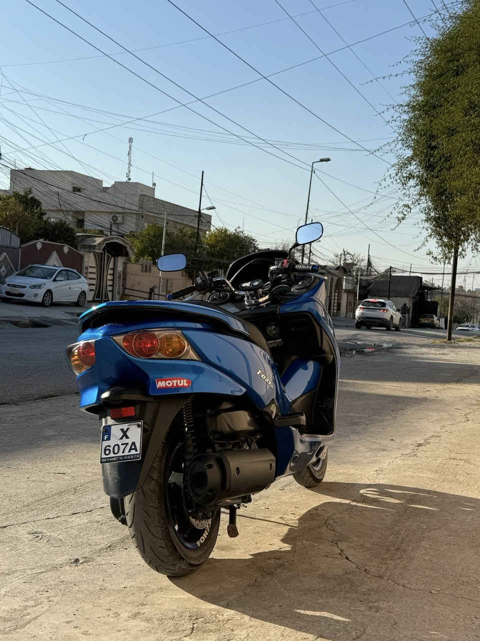 السلام عليكم
دراجة Honda forza mf10 
معروفة بأسم صفر 10 
الدراجة نظام رياضي S7 اربع تحويلات 
نظام بلوتوث وسماعات شغالة 
الدراجة نظيفة بمعنى الكلمة من كڤرات ومن محرك
ومكفولة كفالة عامة (( الدراجة معروفة على مستوى الموصل )) 
معلومة الدراجة بدون رقم
للأستفسار الاتصال على الرقم ☎️
***********
***********
