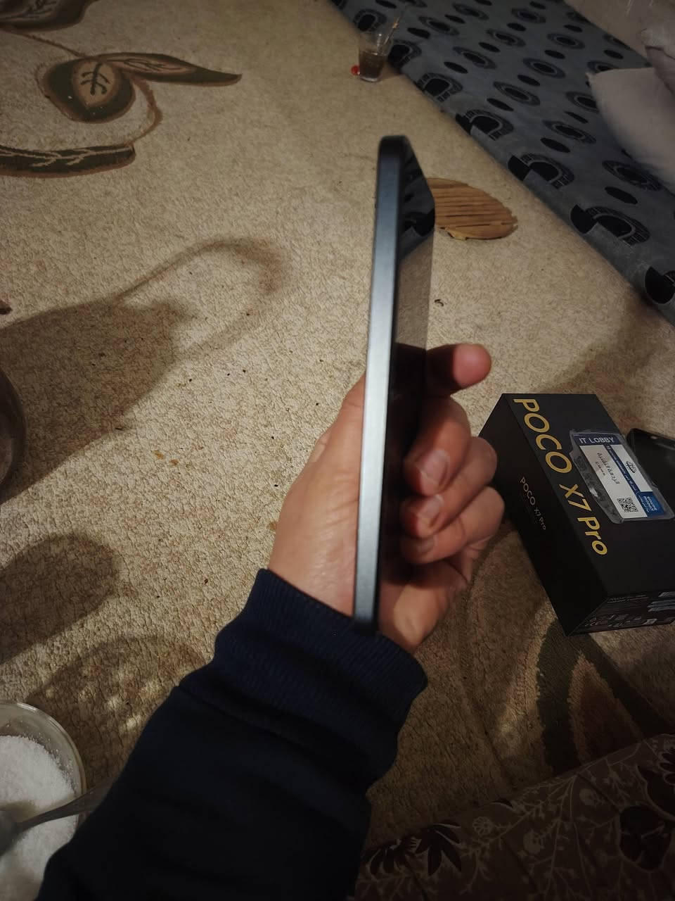 للبيع شاومي بوكوx7pro ذاكرة512 ذاكرة عشوائية24 لون اسود مابيه ولاشخط ولاعذر اخو الجديد غير مفتوح كامل الاغراض الاصلية مع ضمان18 شهر وفاتورة الشراء السعر 350الف دينار قفل


**إذا كنت صاحب هذا الإعلان وتريد حذفه لأي سبب، رجاءا أرسل رسالة إلى الدعم الفني**