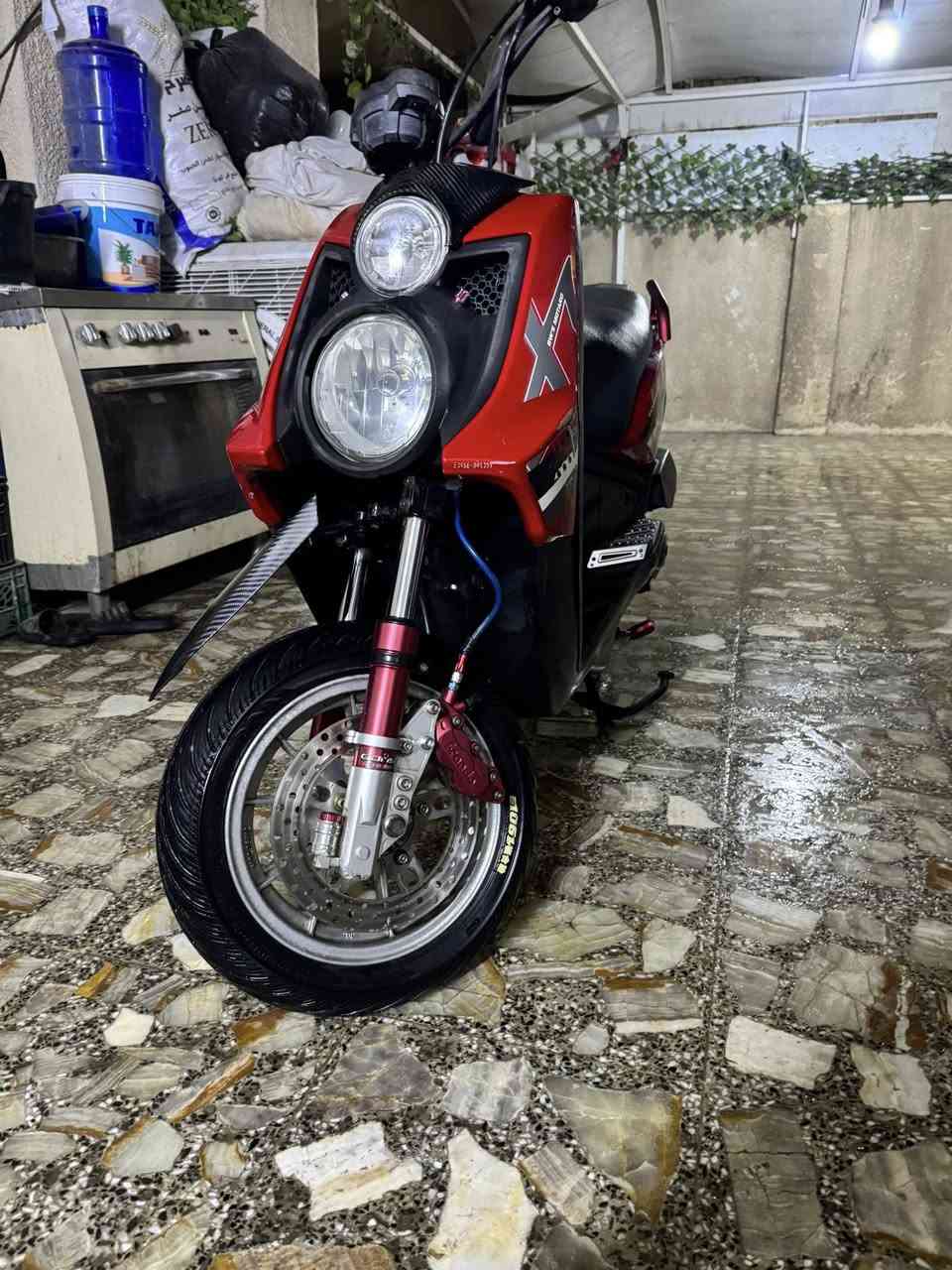 سكنس جبلي
الدراجة نازلة منل رمبة صار شهرين من عباس كوبر 

الدراجة مزوعة تزويد كفر ومكينه ختم واحد ولمكينه برغي ممفتوح بيه

التزويد

1قبق افلاوين رياضي 
2صارنصة حرف Mرياضي
3ستاند رياضي 
4يدات رياضي 
5سبايدر رياضي
6بك لايت رياضي 
7جاملغ امامي رياضي 
8صدر امامي رياضي دبلات فج صينية
9ويل كب رياضي بلادي
10صرة مال دهن رياضي 
11رقم راجع رياضي
12دبلات خلفية 7الوان
13عنبار رياضي 

سعر الدراجة (1900الف)
الي يرغب بل شراء يتصل علة هذا الرقم (***********)
