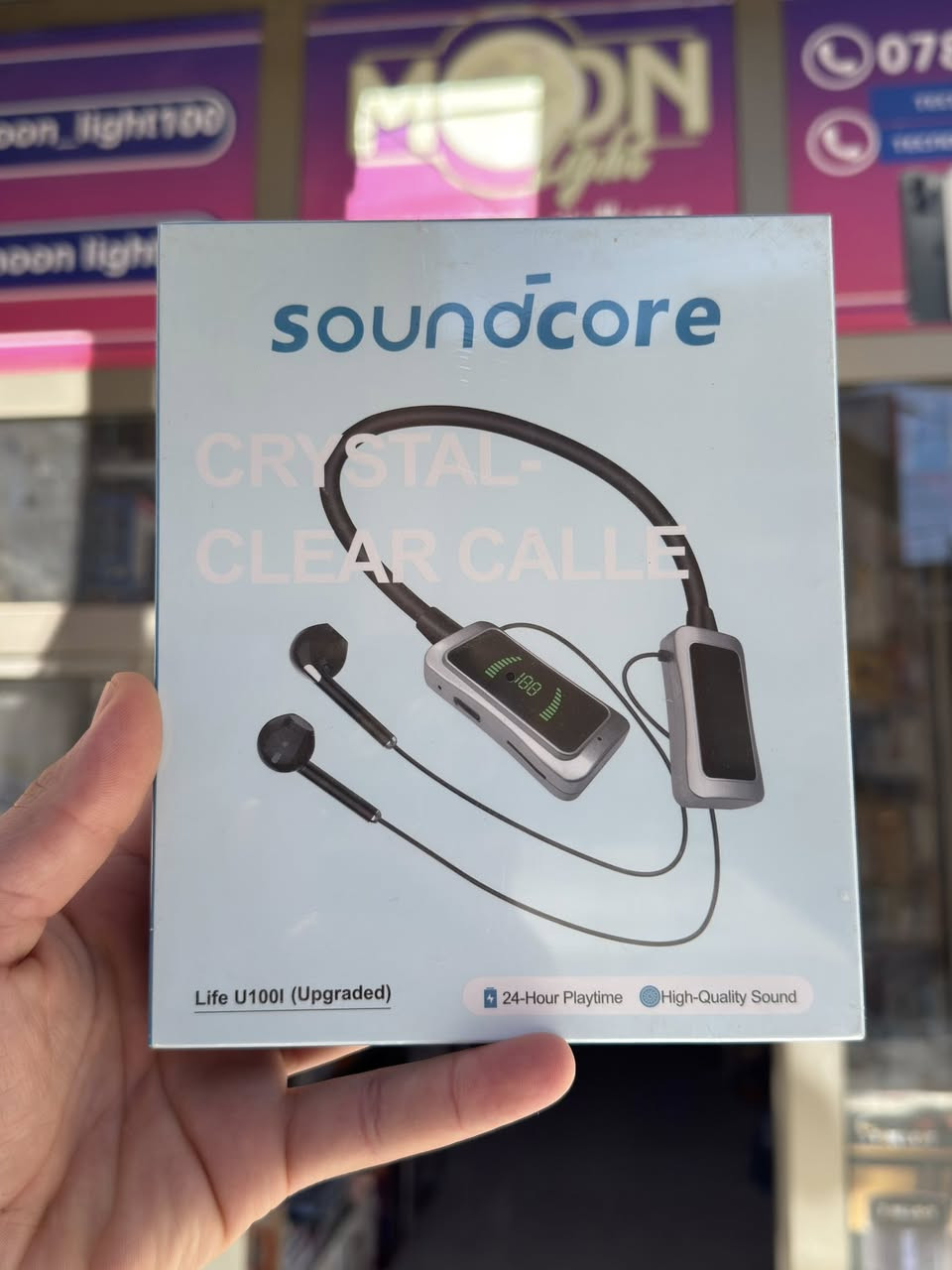 🔹🔹🔹 جديدنا اليوم وبسعر مناسب 🔹🔹🔹

🔹 سماعة طوك بلوتوت من Anker
🔹سماعة Soundcore Anker توفرت يمنا بعدة اشكال وباسعار مناسبة 
🔹ضمان تجربة ، تشغيل يدوم قرابة 24 ساعة 
🔹 توفرت بالنوعين الربل ( اللاستيك) والدوش
▪️ سعر القطعة 10000 دينار فقط 

➖➖➖➖➖➖➖➖➖➖➖➖➖➖➖
❇️ يتوفر 🚚 توصيل لجميع المحافظات 🔥
للتواصل : متواجدين فقط على الواتساب 
*********** طارق
او الانستغرام https://www.instagram.com/moon_ligth100?igsh=emYyeWVheXUyaHk0&utm_source=qr
➖➖➖➖➖➖➖➖➖➖➖➖➖➖➖
العنوان 📍 : هيت - الجمعية الاولى - ( شارع حامي حميد) ( مكتب مون لايت moon light ) مقابل مجمع الملكة - مجاور مكتبة اقلام
