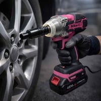 مفتاح صدمات لاسلكي Bihart 48V مع بطارية ليثيوم وشاحن + رأس سوكيت  • أد...