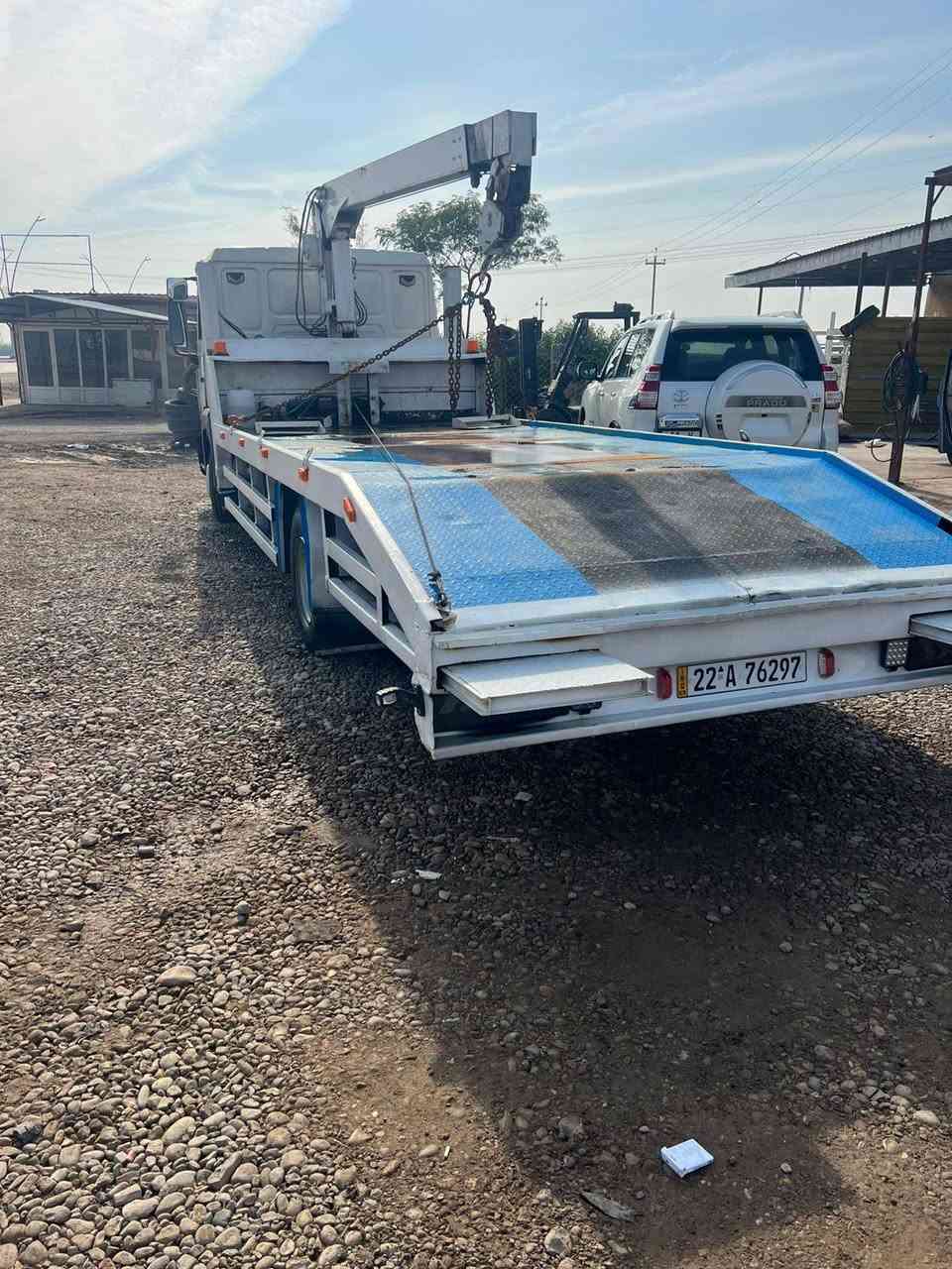 السلام عليكم 
كرين مان 2004 رقم إربيل إنكليزي باسمي جديد بمعنى الكلمه شغال على 24 حبايه كبل للشارع محرك كير شاصي كله جديد كهربائيات كلها شغاله تايرات جدد باتري جديد الكرين 2 ونص طن تحويل ثاني يوم هزه جديده سنويه 2030 
اصل كرين بالسنوية 
السعر 165 بيه مجال 
العنوان ديالى الخالص 
للستفسار اتصل ***********
