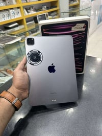 🔺مرحبا شباب ايباد برو M2 ➖ذاكرة 256G ➖ملحقاتة كاملة ➖صحة البطارية91🔋 ➖...