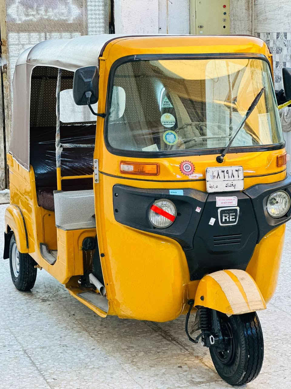 سلام عليكم شباب تكتك موديل2019
باسمي تكتك حلوه وجهازه 
معمره تعمير درجه اولى مكينه تراي كله حلوه 
اسعرها 6300لشراي يتصل مكاني 
بغداد مدينه الصدر ***********
