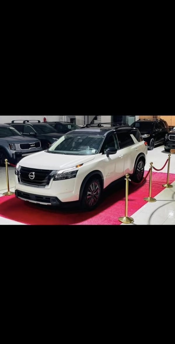 NISSAN PATHFINDER (SL)
اللون: أبيض سقف اسود

الموديل : 2023

نوع المحرك : 6 سلندر (3.5)

عداد المسافه: ٣٥ الف مايل فقط 

الضرر: كما موضح بالصور المرفقة 

ملاحظة : البابين تبديل بلاد والسيارة بدون صبغ 

السيارة مرقمة و جاهزة و سنوية جديدة

المواصفات: SL فول

بانوراما

خمس كاميرات (360)

بصمة تشغيل

بصمة اربع ابواب

تشغيل عن بعد 

فتحة سقف بانوراما

كشنات تدفئة 

ستيرن تدفئة 

كشنات كهرباء

٧ راكب

كشنات ملكية vip 

بردات ابواب

رادار امامي

رادارات جانبيه

رادار خلفي

حساس خلفي

شاشه كبيرة

مانع انزلاق

كروز سرعه

هاند بريك بصمه

اوتو هولد

انضمة قيادة/ ايكو نورمال سبورت ثلج وعر

صندوق كهرباء

‎للاتصال و الاستفسار 

***********
