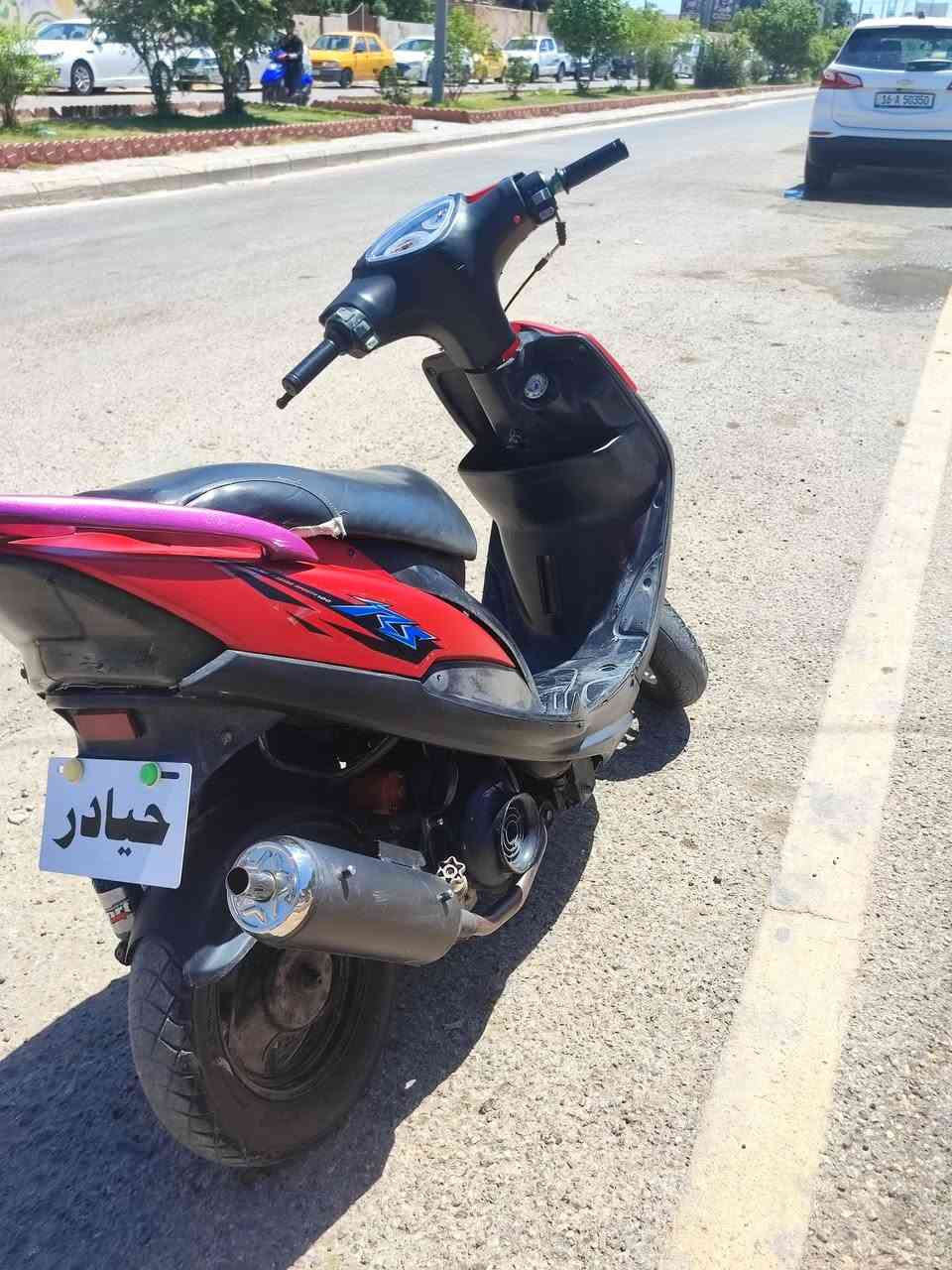 سلام عليكم دراجه ماكس عدله بوشه 49نكره سلف وهندر مفتوحه مره وحده دراجه حلوه ونضيفه ***********
