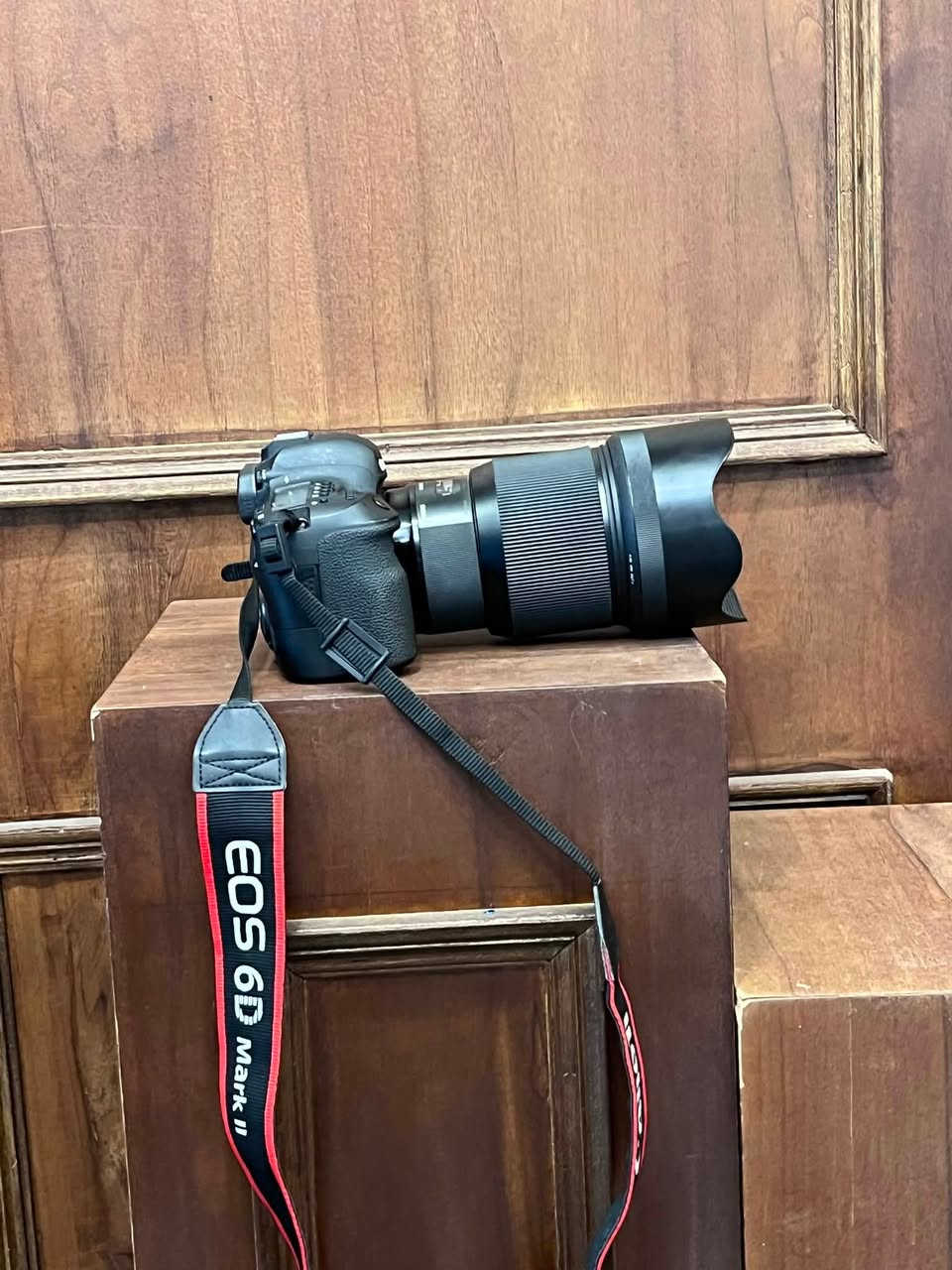 d6mark 2 مع عدسة 85 سيكما 
استعمال بنية للبيع راسلني. دايركت


**إذا كنت صاحب هذا الإعلان وتريد حذفه لأي سبب، رجاءا أرسل رسالة إلى الدعم الفني**